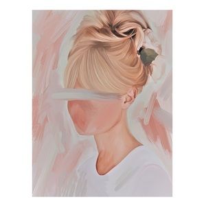 FRAMED BRIGITTE BARDOT PAINTING